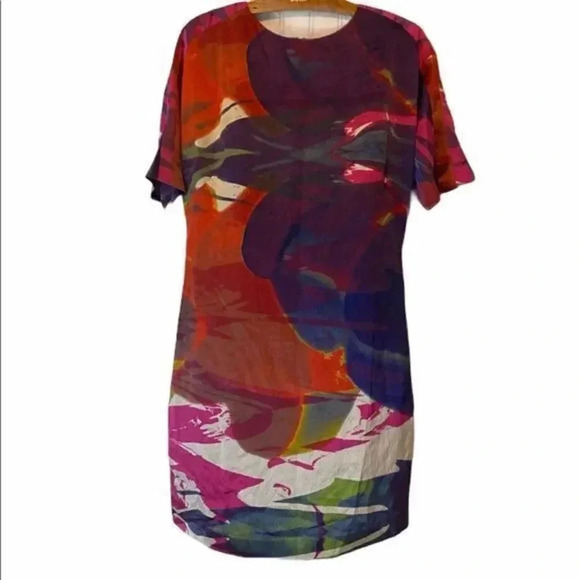 Tory Burch Watercolor Sheath Dress - Picture 4 of 15